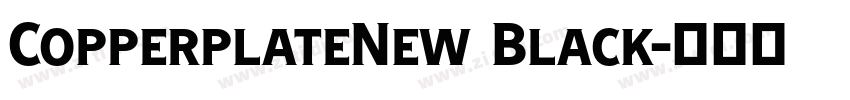 CopperplateNew Black字体转换 CopperplateNew Black字体转换